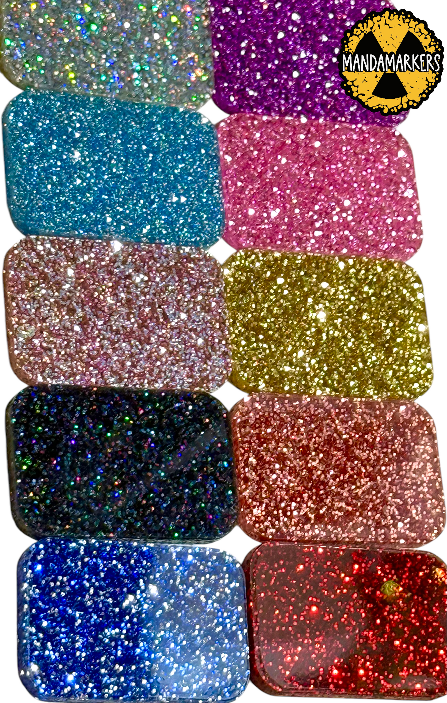 Glitter Xray Markers with Initials